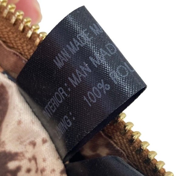 Vintage Sharif Handbag Crossbody Shoulder Purse Africa Jungle Embroidery Leather - Picture 6 of 12